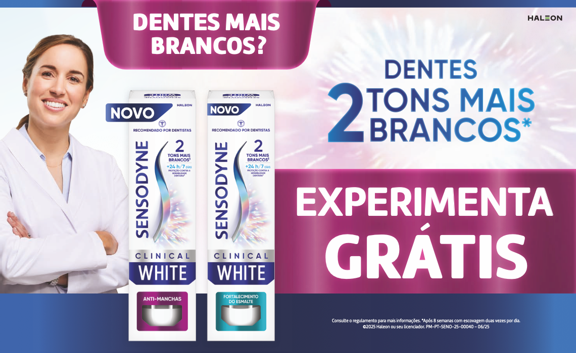 Sensodyne Clinical White: Experimenta Grátis